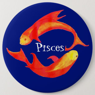 Botón o insignia de "Piscis"