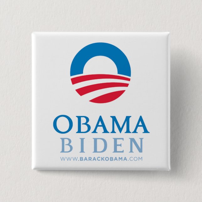 Botón Obama-Biden (Anverso)