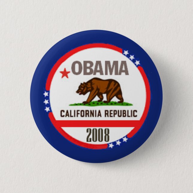 botón Obama CALIFORNIA (Anverso)