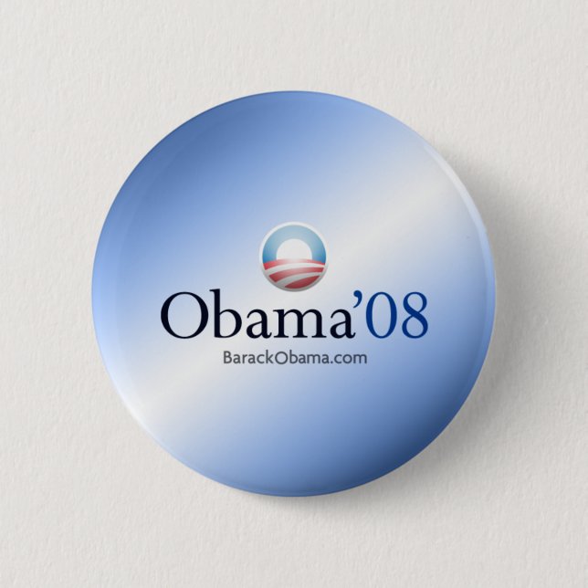 Botón oficial #3 de Obama (Anverso)