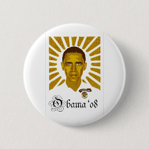 Botón oficial #7 de Obama