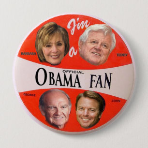 Botón oficial de la fan de Obama