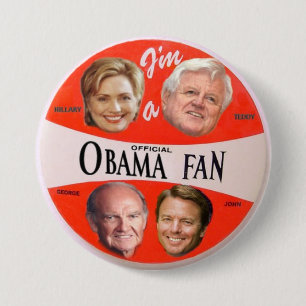 Botón oficial de la fan de Obama