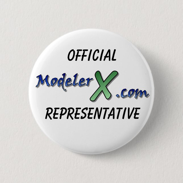 Botón oficial del representante de ModelerX.com (Anverso)