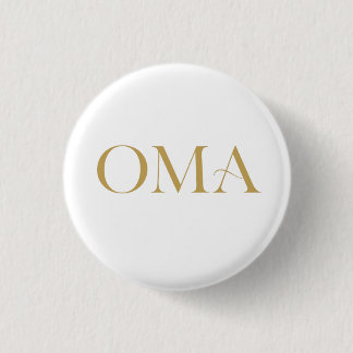 Botón OMA – Hermoso Pin de Abuela Alemana | Regalo