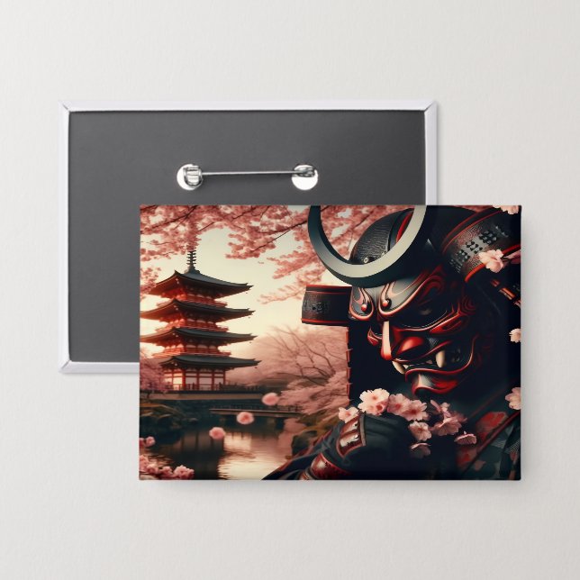 botón Oni de cerezo (Anverso/Reverso)