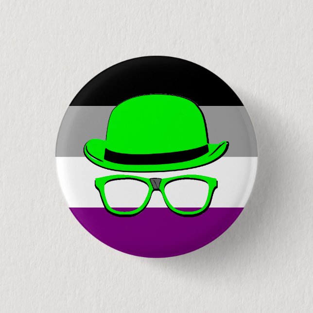 Botón Orgullo As Ace Dork Night (Anverso)