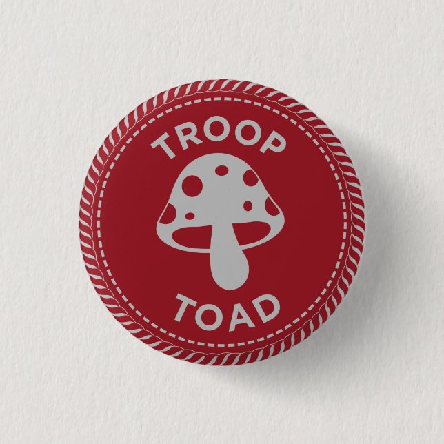Botón Orgullo de tropa IGGPPCamp 2022 rojo (Anverso)