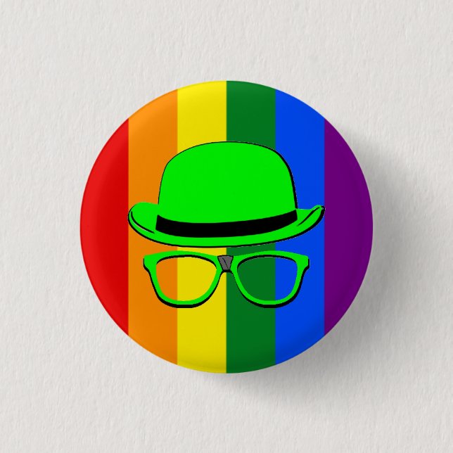 Botón Orgullo Gay Dork Night (Anverso)