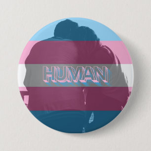 botón Orgullo transgénero humano