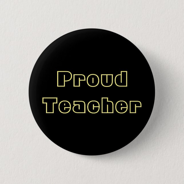 Botón orgulloso del profesor (Anverso)