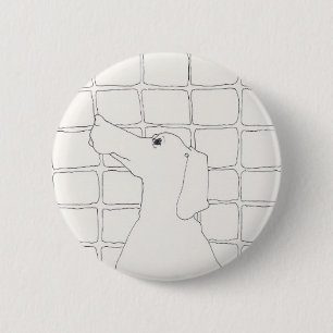 Botón Original Dog Dibujando Perro Chino Año 2018