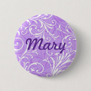 botón Ornamental púrpura personalizado