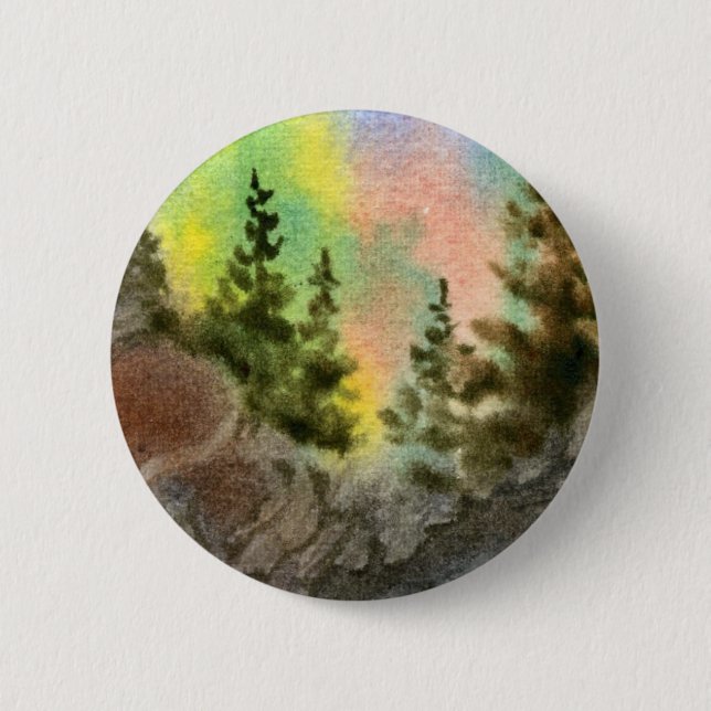 botón Paisaje de Pines (Anverso)