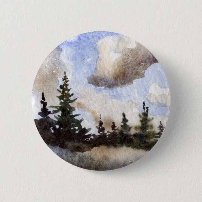 botón Paisaje de Pines (Anverso)