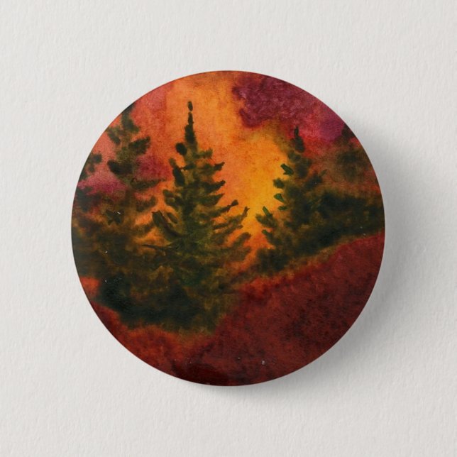 botón Paisaje de Pines (Anverso)