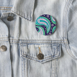 botón Paisley del personalizable