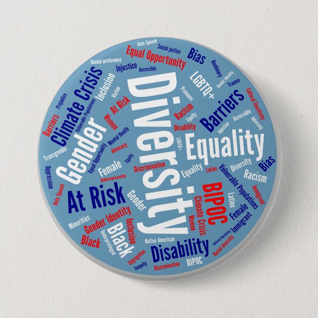 Botón Palabras Democráticas (Anverso)