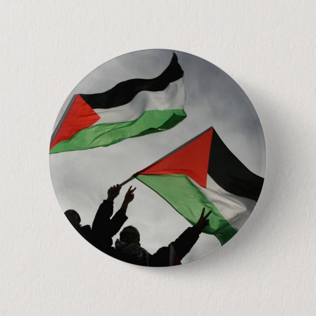 Botón palestino de la solidaridad (Anverso)