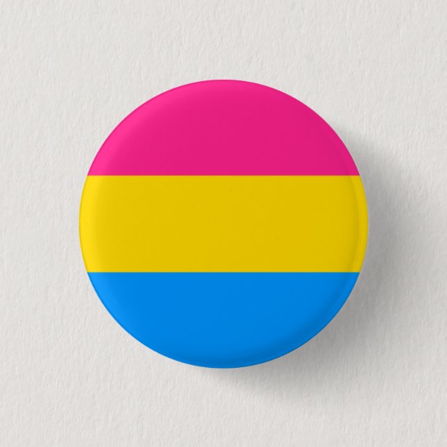 Botón Pansexual de la bandera (Anverso)