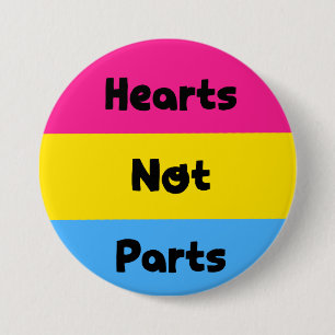 Botón Pansexual del orgullo de las piezas de los