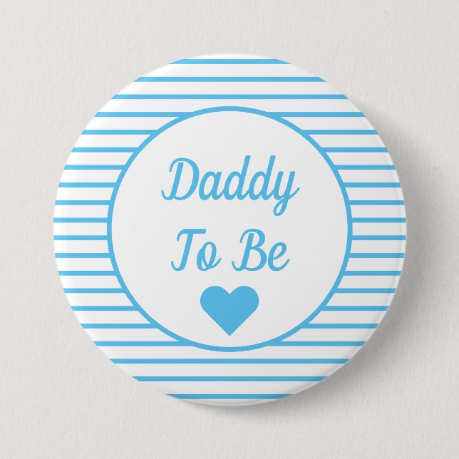 botón Papi para ser Baby Shower (Anverso)