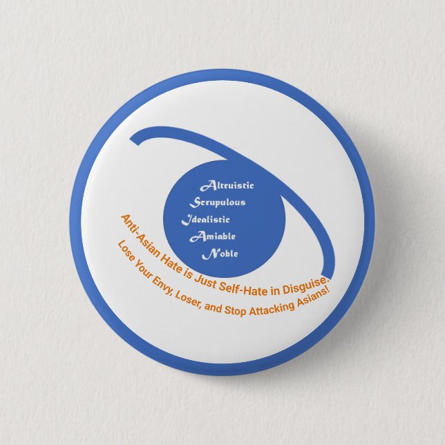 Botón para dejar de atacar a los asiáticos (Anverso)