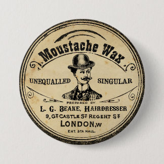 Botón para hombre del Pin de la cera del bigote