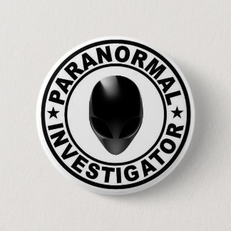 Botón paranormal del extranjero del investigador