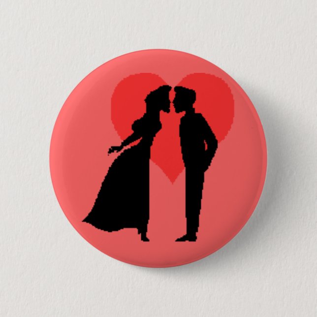 botón Pareja de San Valentín (Anverso)