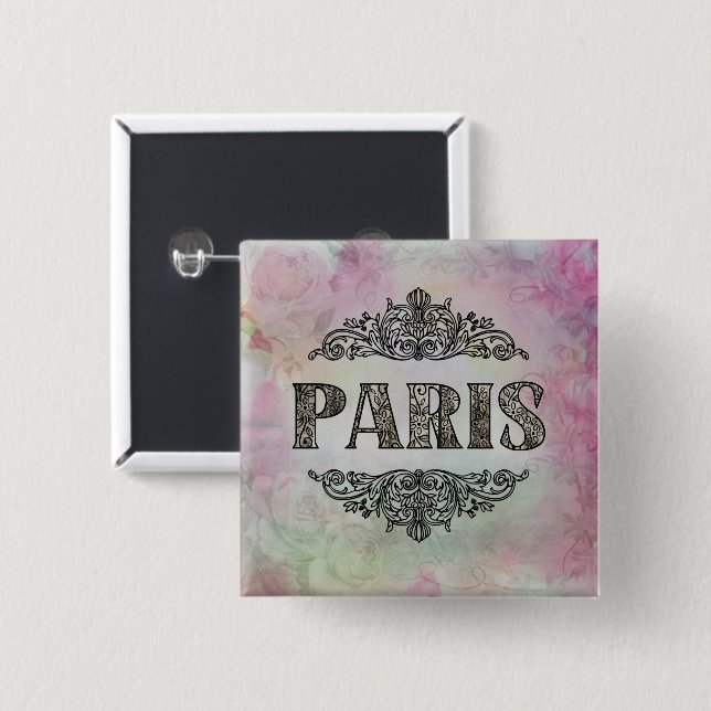 botón París (Anverso y reverso)