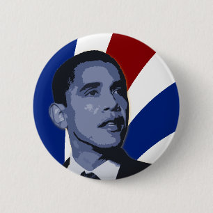 Botón patriótico de Barack Obama