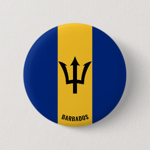 Botón patriótico de cambio de bandera de Barbados