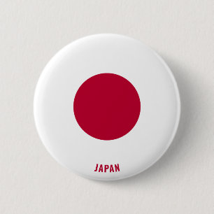 Botón patriótico de cambio de bandera de Japón