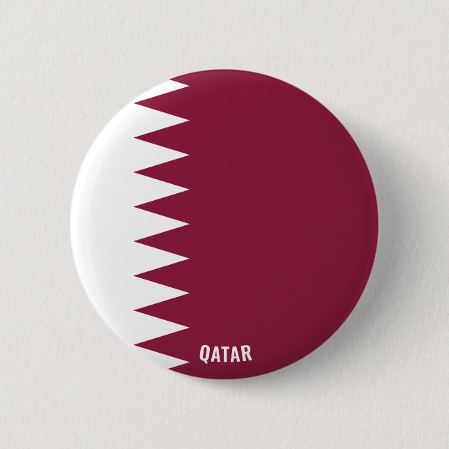 Botón Patriótico de la Bandera de Qatar (Anverso)