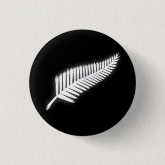 botón patriótico del emblema nacional de NZ Silver