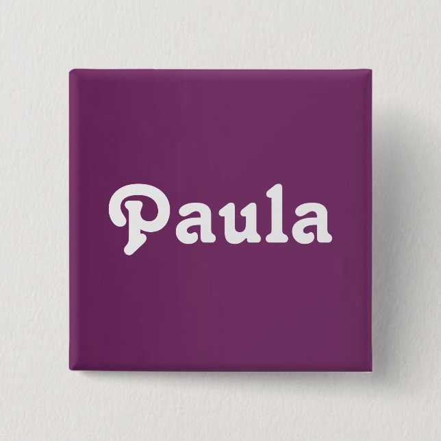 Botón Paula (Anverso)