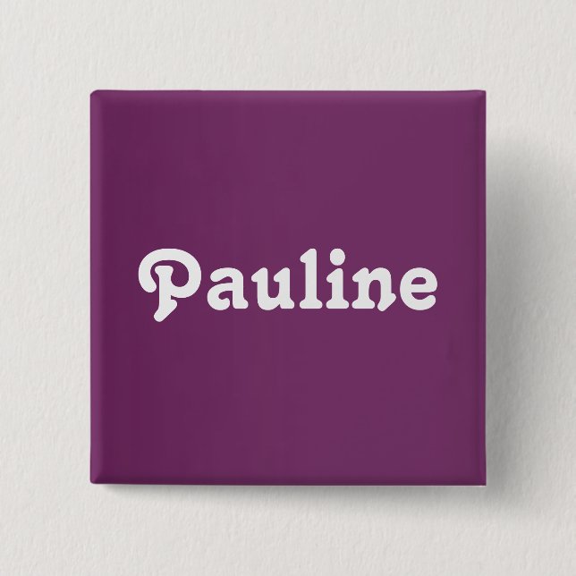 Botón Paulina (Anverso)