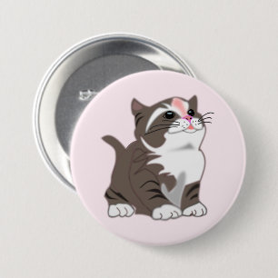 botón Pequeño gatito