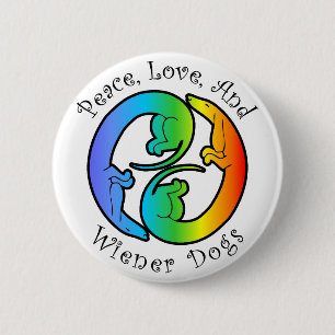 botón Perros de Paz, Amor y Viejo