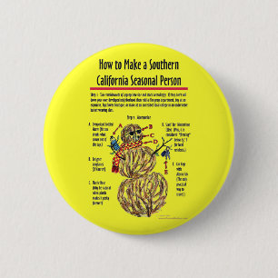 botón Persona estacional del sur de California
