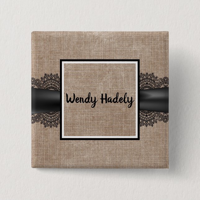 botón personalizable de línea y encaje (Anverso)