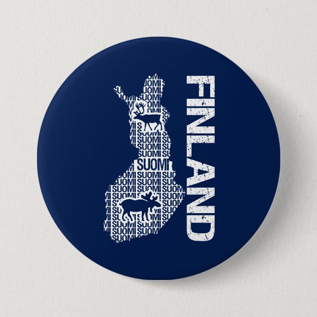 botón personalizable FINLAND MAP (Anverso)