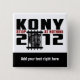 Botón personalizable KONY 2012 (Anverso)