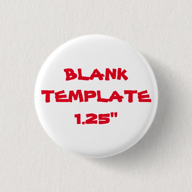 botón personalizado Bachelorette Blank Template 1. (Anverso)
