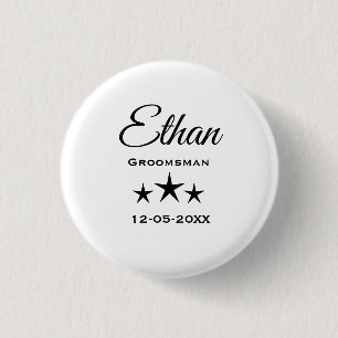Botón personalizado con nombre para padrino de bod