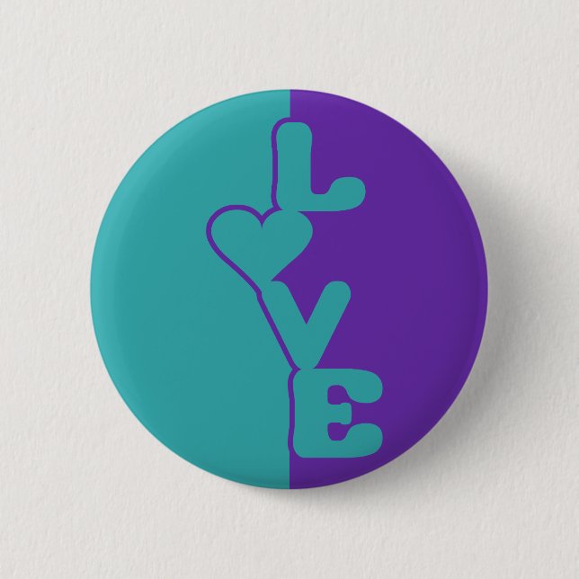 botón personalizado de amor con dos puntas (Anverso)