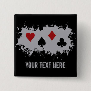 botón personalizado de bienvenida de tarjeta