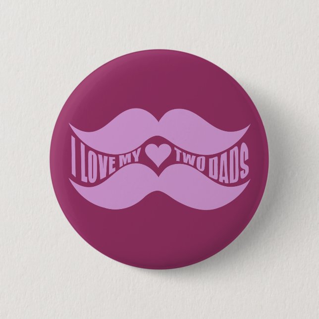 botón personalizado de bigotes rosados (Anverso)