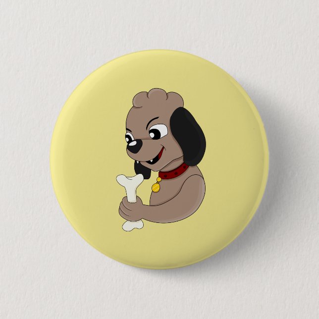 botón personalizado de cachorro (Anverso)